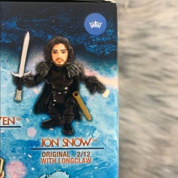 Game Of Thrones Jon Snow Posable Action Vinyl‎ 3.5" Tall - Picture 5 of 6